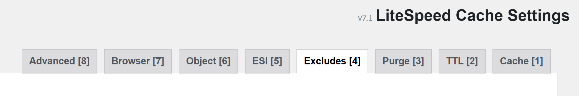 ثالثاً إعدادات Excludes