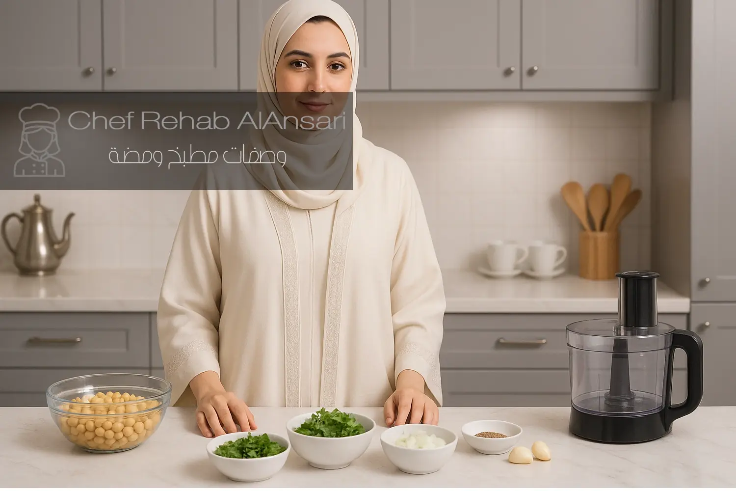 مكونات وصفة الفلافل المقلية (1)