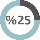 25%