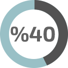 40%