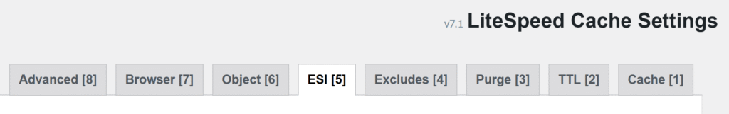 ESI (Edge Side Includes