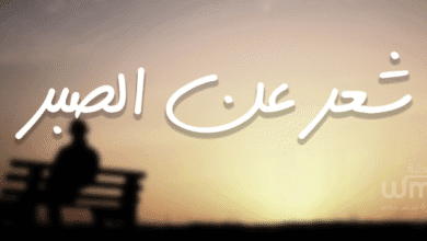 أبيات شعر عن الصبر وتحمله