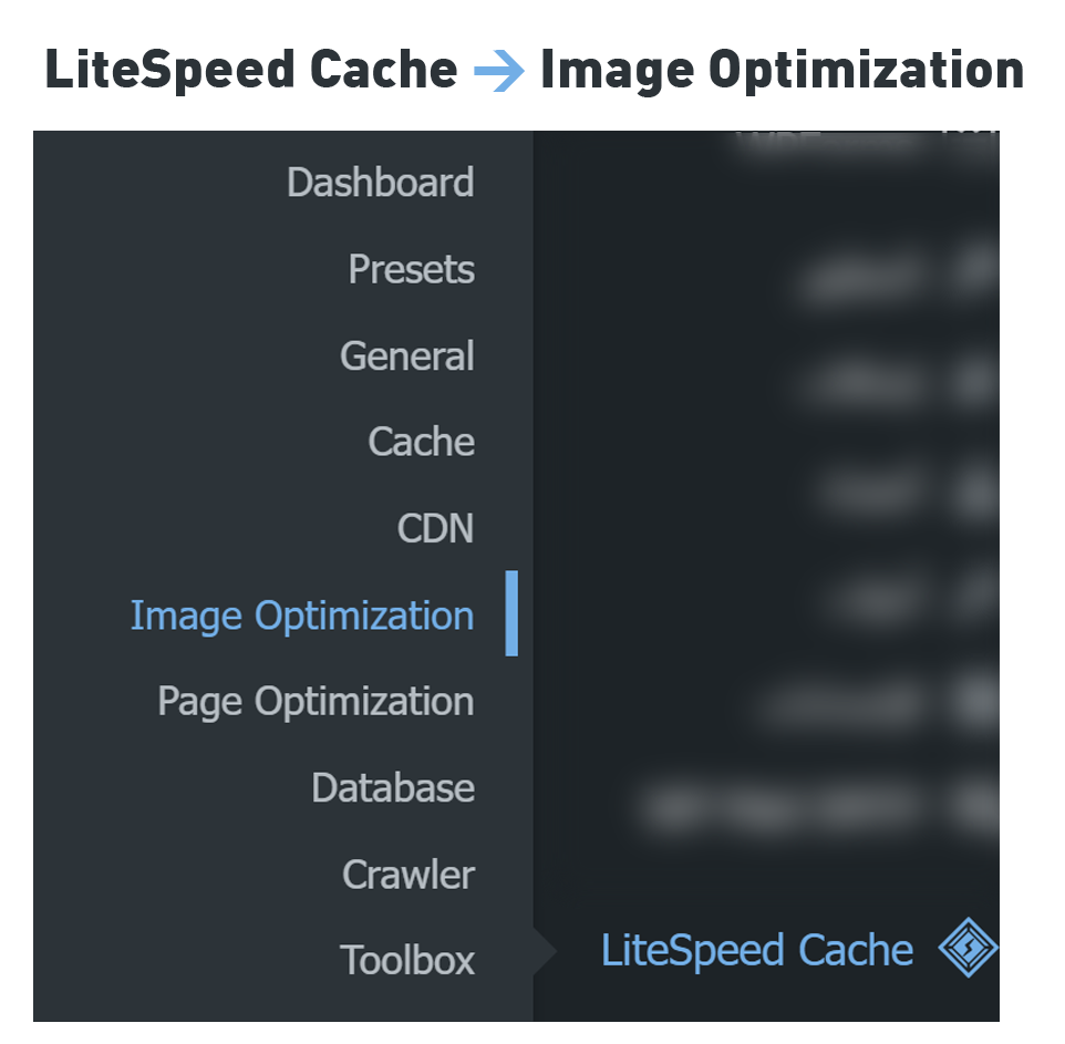 اعدادات تحسين الصور Image Optimization في LiteSpeed Cache