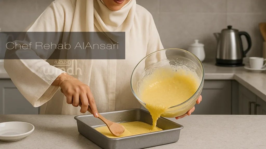 طريقة عمل بسبوسة الكيت كات بطبقات لذيذة وشوكولاتة غنية