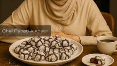 طريقة عمل كوكيز الشوكولاتة كرنكل وصفة سهلة وشهية لعشاق الكوكيز