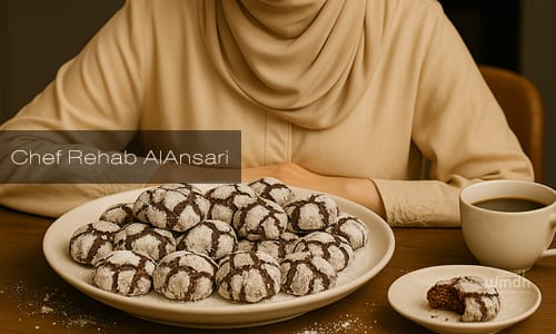 طريقة عمل كوكيز الشوكولاتة كرنكل وصفة سهلة وشهية لعشاق الكوكيز