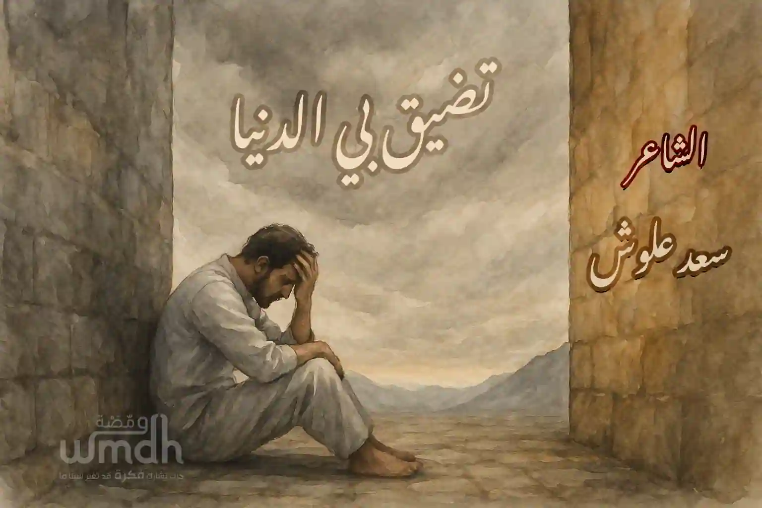 قصيدة تضيق بي الدنيا سعد علوش
