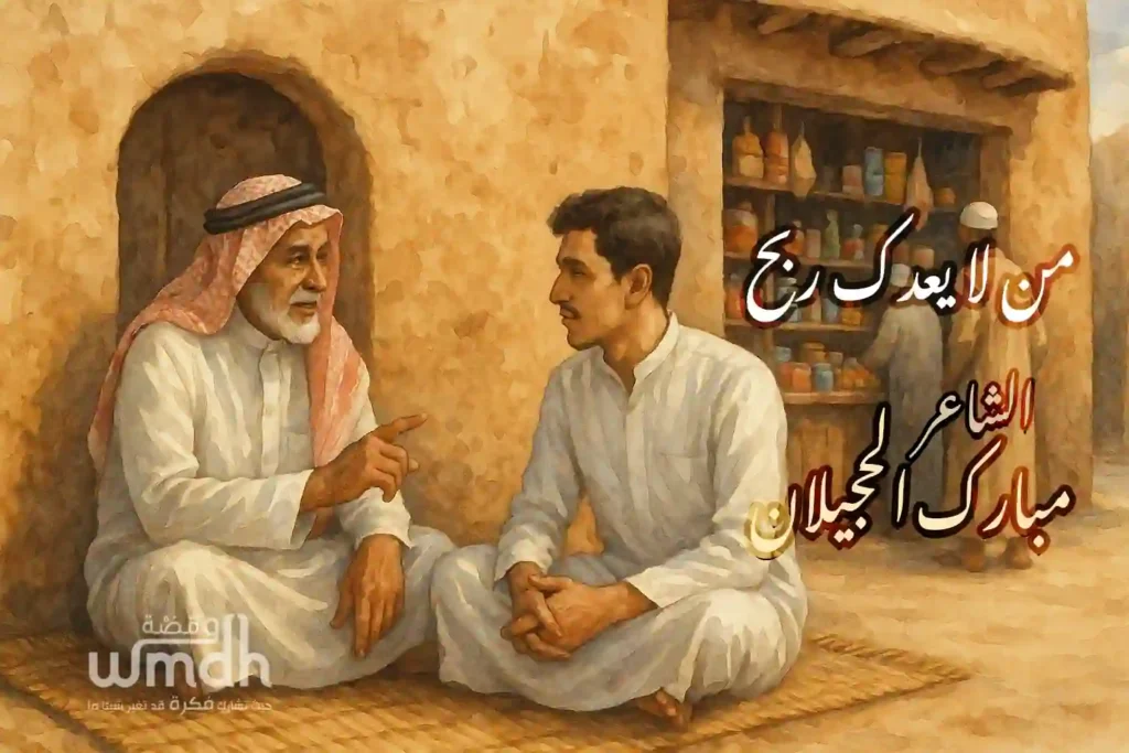 قصيدة من لا يعدك ربح عده خسارة