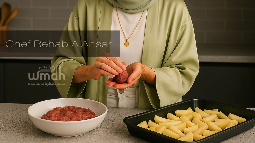 كفتة البطاطس باللحم في الفرن 3