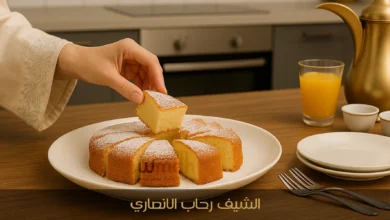 كيك الفانيلا الهش وصفة سهلة ولذيذة بنكهة كلاسيكية