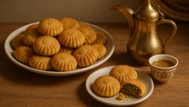 كليجا الفستق الوصفة الأصلية بطابع شرقي فاخر