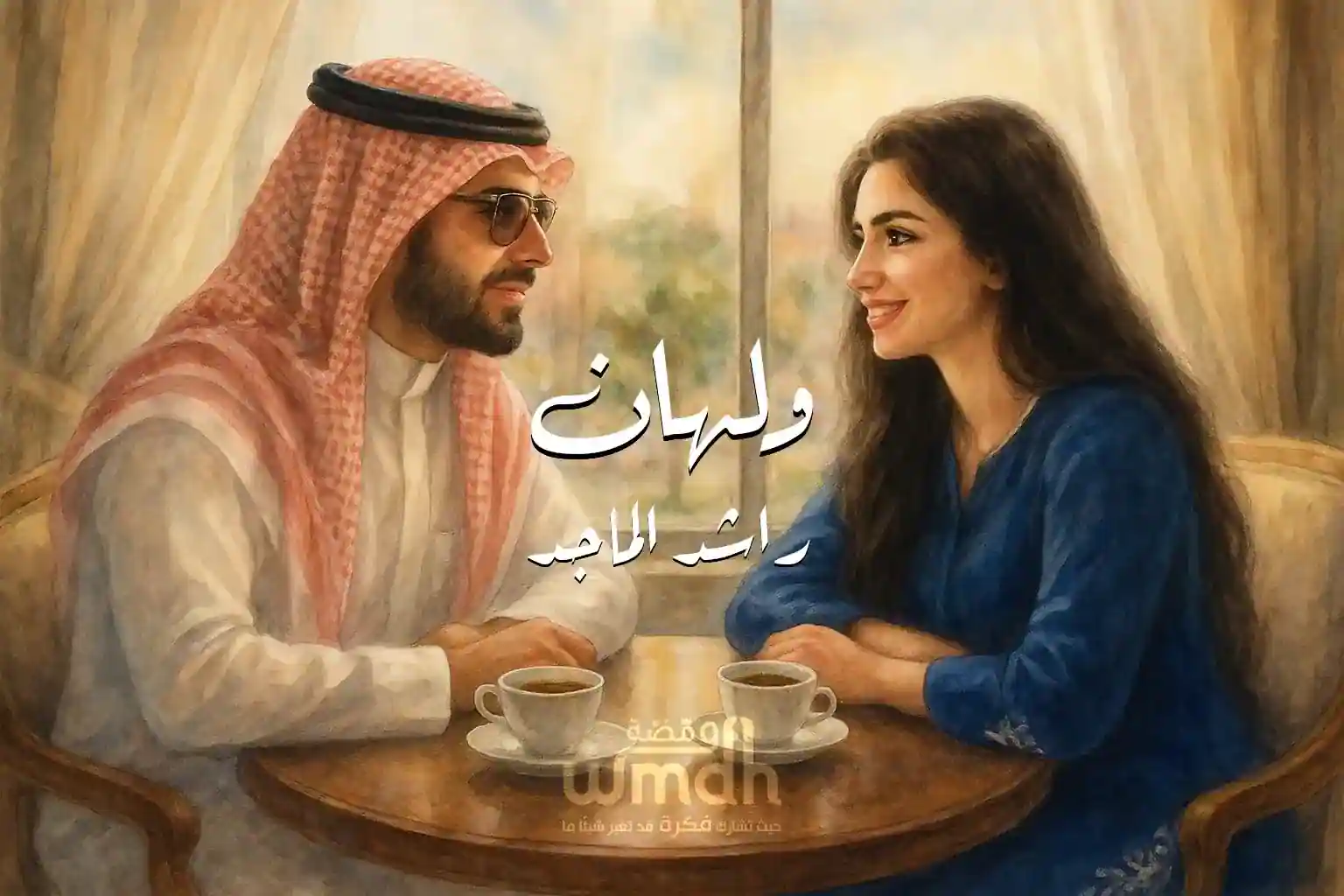كلمات اغنية ولهان راشد الماجد
