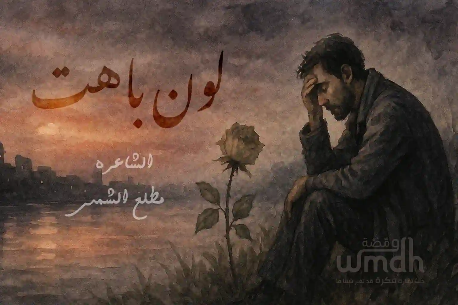 كلمات لون باهت الشاعرة مطلع الشمس