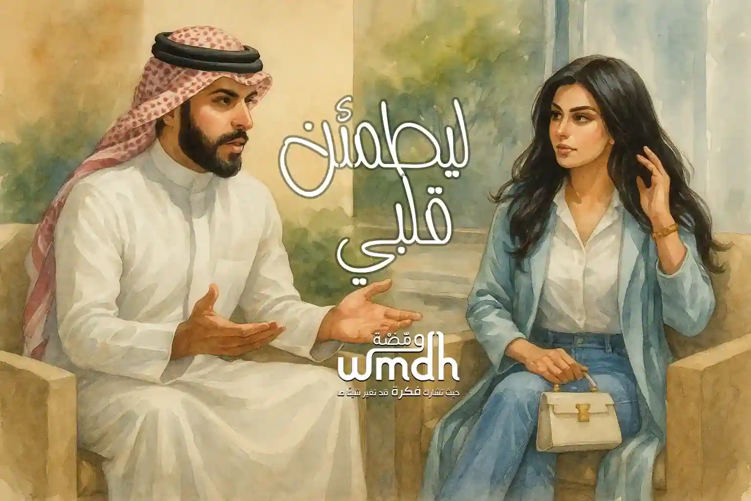 كلمات ليطمئن قلبي ماجد المهندس