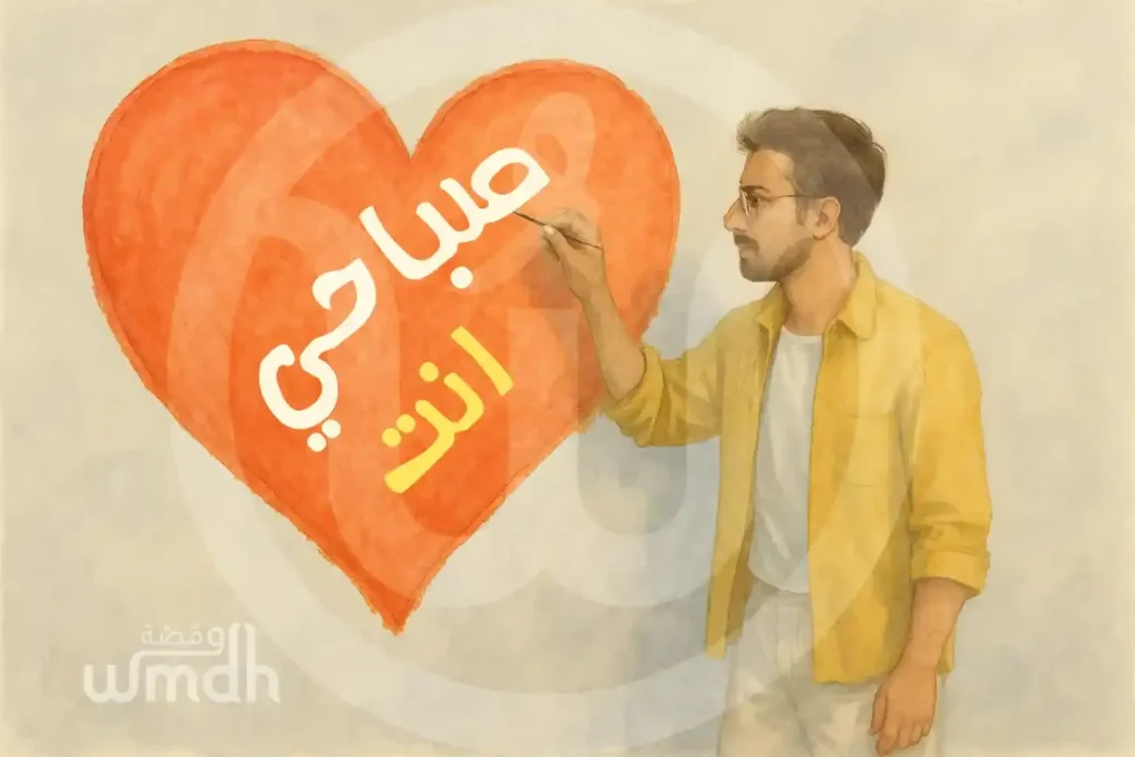 صباحي انت اجمل كلمات صباحية رومانسية