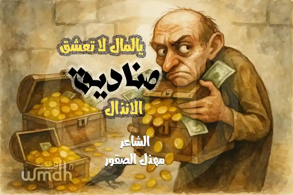قصيدة يالمال لا تعشق صناديق الانذال مهذل الصقور