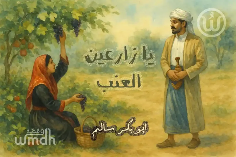 كلمات يا زارعين العنب ابو بكر سالم