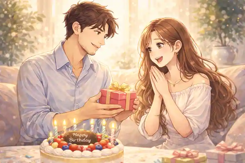 رسائل عيد ميلاد حبيبتي